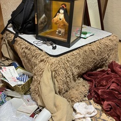 こたつ　テーブル　机　ローテーブルの画像
