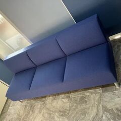 コクヨ KOKUYO ソファ CN-533H666N ネイビー ロビー用チェア 3人用ソファの画像