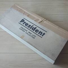 ■お値下げ中■新品(中古扱い)■純銅製■プレジデント・ワイングラス・五客セット■木製元箱付き■の画像