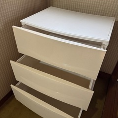 ホワイト収納ケースの画像