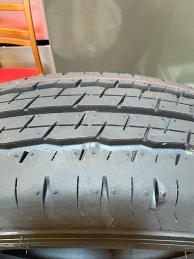 中古 未使用に近い 新車外し 2025年製 ダンロップ SP175L 155/80R14 88/86S LT 4本セット バリ溝 プロボックス サクシード ファミリアバン ライトトラック