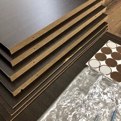 【訳あり品／未組立品】カラーボックス　カラー：ブラウン　1台500円の画像