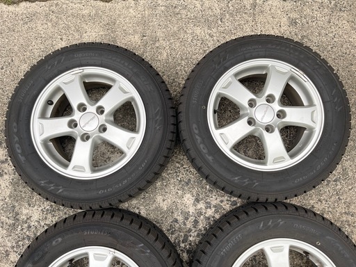 1001-1）モデューロ15インチアルミ195/65R15トーヨースタッドレス中古4本セット！ステップワゴン等に！良品
