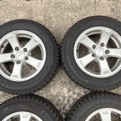 1001-1）モデューロ15インチアルミ195/65R15トーヨースタッドレス中古4本セット！ステップワゴン等に！良品の画像