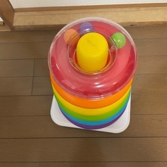 赤ちゃん知育玩具⭐︎　ゆらりんタワーの画像