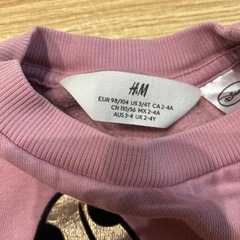 104 H&M 裏起毛　トレーナーの画像