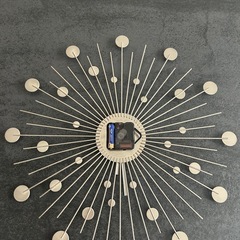 Francfranc ビジューウォールクロック　シルバーの画像