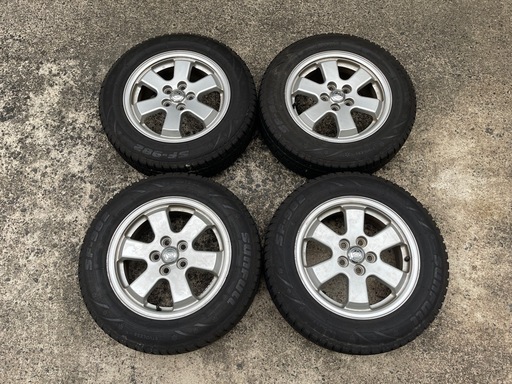 1001-2）トヨタ15インチアルミスタッドレス中古4本セット！プリウスに