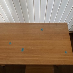 廃盤 無印良品 タモ材 デスク キャビネット チェア 3点セットの画像