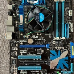 ASUS製P7P55D-EマザーボードとIntel製 i7 870 CPUのセットの画像