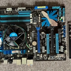 ASUS製P7P55D-EマザーボードとIntel製 i7 870 CPUのセットの画像
