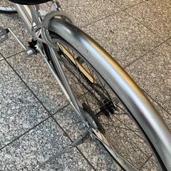 急募（10/11まで）婦人用自転車（26インチ）銀色の画像