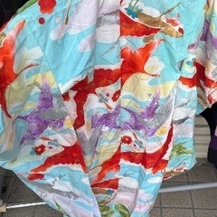 着物 個性的で可愛い 汚れあり たぶん子供サイズの画像