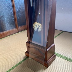 振り子時計 アンティーク 昭和レトロ ホールクロックの画像