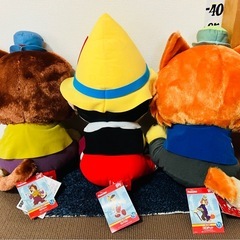 #未使用#ピノキオ#セット#ギデオン#正直ジョン#ディズニー#ぬいぐるみ#うるりぃみぃ#クレーンゲーム#UFOキャッチャー#景品#大きい#ビッグ#ラウンド1# の画像