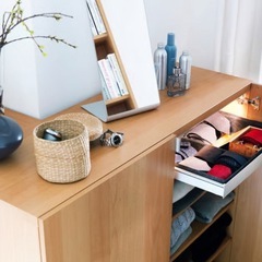 美品テーブルミラー　鏡　IKEAの画像