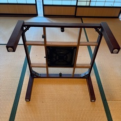 ガラス天板　こたつ　和モダンの画像