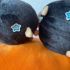 日本のワンちゃん　ころりんギミック　タイトー限定／チャリパンダギミックぬいぐるみ　自転車の画像