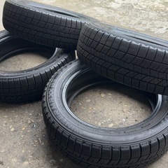 【中古】155/ 65R14 WM03 DUNLOP 冬タイヤ スタッドレス  軽四の画像