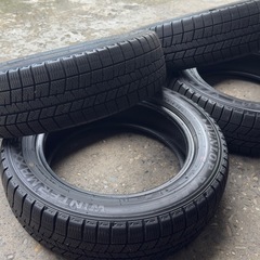 【中古】155/ 65R14 WM03 DUNLOP 冬タイヤ スタッドレス  軽四の画像