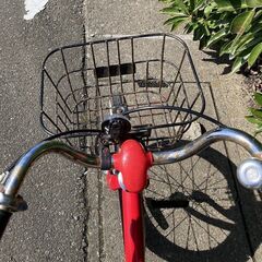 【点検/整備渡し】 補助輪取り付け可能 18インチ 赤 幼児 子供 自転車の画像
