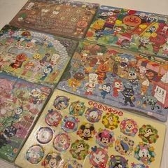 アンパンマン　ディズニー　パズル　6枚セットの画像