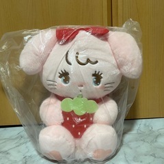 未使用 mikko いちごBIGぬいぐるみ 2点の画像
