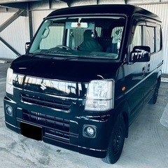 エブリィ エブリイ エブリー エブ EVERY DA64 V バン ジョイン ターボ H25 2013年製 ハイルーフ 2WD 黒 ブラック K6A 大分 九州 宅配 個配 軽貨物 軽バン AT PW AC オートマ パワー ウィンドウ の画像