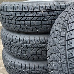 アルミホイール付きスタッドレスタイヤ （155/65R13）4本の画像