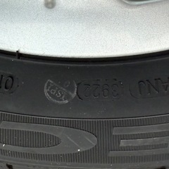 アルミホイール付きスタッドレスタイヤ （155/65R13）4本の画像