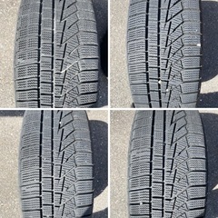 185/60R15 スタッドレスタイヤアルミホイールセット PCD100の画像