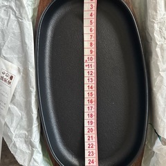 南部铁器ステーキ皿3セットの画像