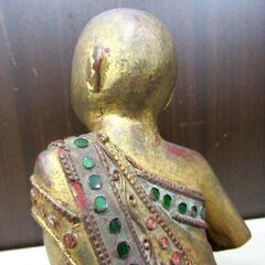 詳細不明 置物 オブジェ 僧侶 修行増 民族 中古 時代物 骨董 インテリア 苫小牧西店の画像