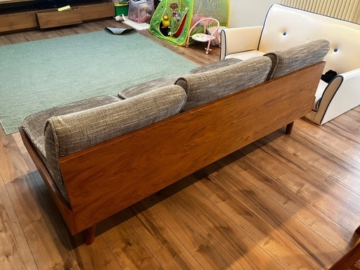 あ*ん様 unico アルベロ 3人掛けソファ ブラウン ウニコ / unico アルベロ / ALBERO カバーリングソファ 3