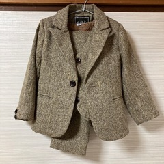 幼児　おしゃれ　フォーマル　スーツ　セレモニー服　90㎝　3点セットの画像