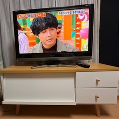 AQUOS　37型液晶テレビ&テレビ台の画像