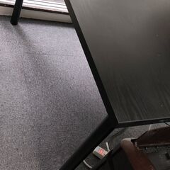 会議用長テーブル　黒の画像