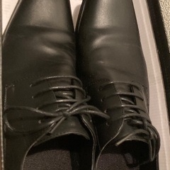 箱付き　インソールおまけ　LASSU&FRISS プレーントゥ外羽根ドレスシューズの画像