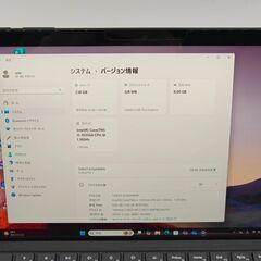 バッテリ◎ 12.3 マイクロソフト 2in1 タブレットPC Surface Pro 1866 Core i5-1035G4 windows11 home 8GB SSD256GB  カメラあり オフィス (C151)の画像