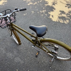 innovation factory子供用自転車 オリーブグリーン の画像