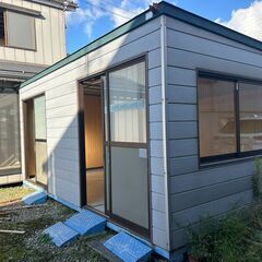 DIY向けコンテナハウス（小屋）になります。サイズ   W5450mm D2750mm  H2600mm(外寸)の画像