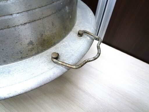 古民具 レトロ 羽釜 はがま アンティーク 置き物 オブジェ 中古 開口部分直径 約26cm 苫小牧西店