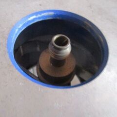 三脚 スタンド 測量用三脚 測量用品 工事 土木建築建設現場　 仕舞時（103㎝）の画像