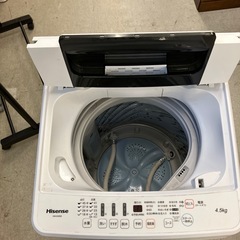 A2510-092 Hisense 洗濯機 HW-E4502 2018年製 4.5kg 動作確認済み キズ汚れ有りの画像