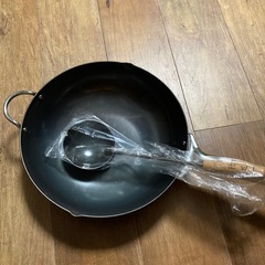 陳健一 鉄鍋フライパン 揚げ鍋 セットの画像