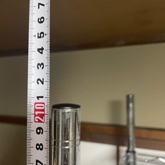 早い者勝ち‼️スチールラック　高さ2m10㎝　横幅90㎝　奥行45㎝の画像