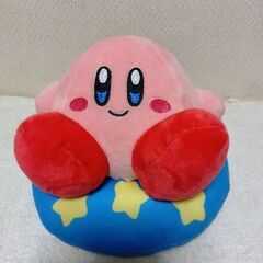 星のカービィ＆ワドルディ浮き輪に乗ってぬいぐるみセットの画像