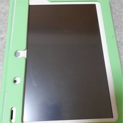 ベネッセ チャレンジタッチタブレット グリーンカバー じゅうてんきつき充電器付きの画像