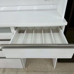 ★リユースのサカイ高崎店★TJ13014 (株)ニトリ レンジボード 白 H201.5×D50.5×W160 クリーニング済みの画像