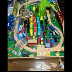 木製レールセットの画像